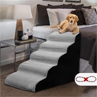 SM3615  Dog Steps, 5 Tier Pet Stairs 24.4IN
