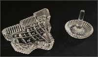 Waterford Crystal Christmas Tree Dish & Ring