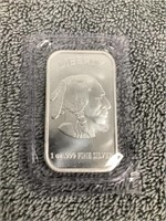 Silver Bar  1 Oz. .999 Silver