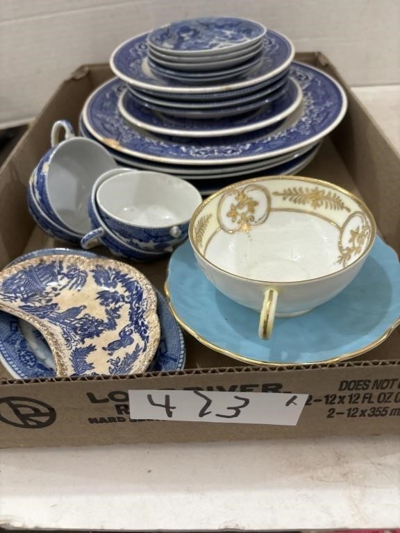 Japan Blue Willow Dishes and More