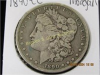 US 1890 CARSON CITY MORGAN SILVER DOLLAR