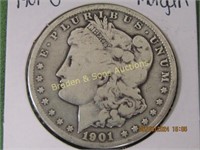 US 1901-O MORGAN SILVER DOLLAR