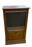 Wood Sound System Cabinet