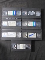 7 VHS Video Tapes- Star Wars- Close Encounters of