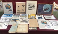 Vintage Military Aviation Advertising