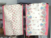 Vintage End Table Runners Both are 18x27