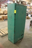 Green Electrical Cabinet, Approx 32"x18"x71"
