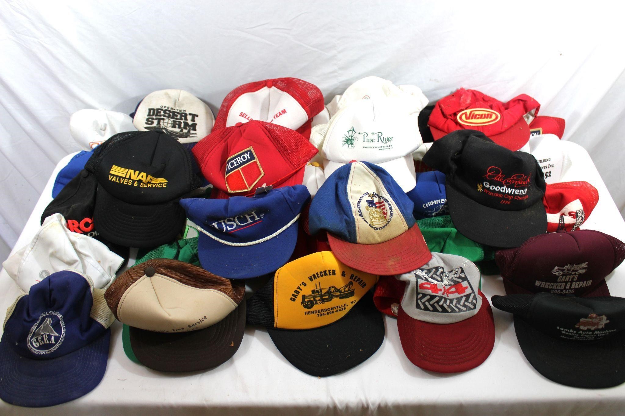 36 Pc. Vintage Trucker Hat Collection