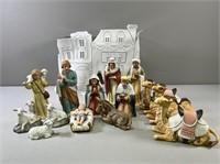 Homco Porcelain Nativity