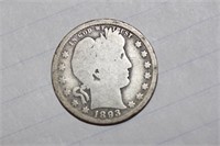 1893-O Barber Quarter