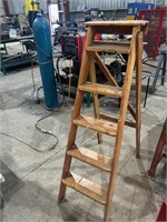 5 Step A Frame Timber Ladder