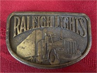 Raleigh lights belt buckle