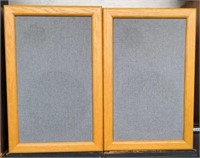 Pair of house speakers 24"x15"x12" bidding on 1x2
