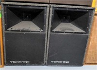 Pair of Cerwin Vega PA speakers 13"x17"x27"