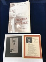 JFK book and memorial prayer card