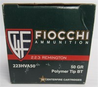 (50) Fiocchi .223 Remington 50 Grains Centerfire