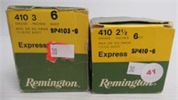 Remington .410 Guage 3" and 2 1/2" 6 Shot Rounds.