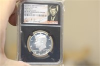 NGC Graded 2014-S Silver Kennedy Half Dollar