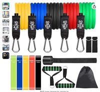 Sensyne Resistance Bands Set 16PCS Exercise Band