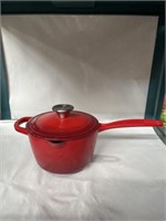 Crofton Cast iron ceramic coated 
1.75 quart pan