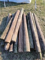 (15) Wood Posts