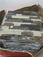 Box Of Stone Glass Wall Tiles (27pcs) 27 Sq Ft.