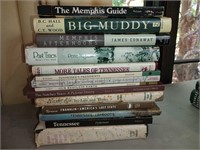 Group of books on Memphis, Tennessee and more