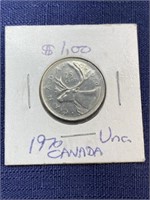 1970 Canadian coin $.25