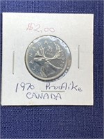 1970 Canadian coin $.25