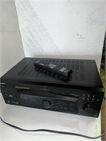 Sony home stereo receiver with remote