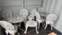 Cast Iron Tables and Chairs