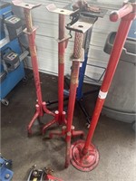 Red Support Pole and Stand (4)
