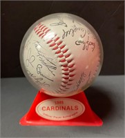 1985 St Louis Cardinals Autographed Baseball