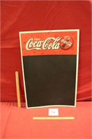 Coke Cola Advertising Chalkboard Sign