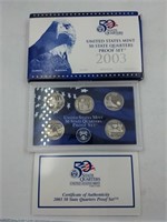 2003 US Mint proof set coins state quarters