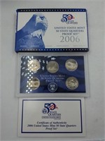 2006 US Mint proof set coins state quarters