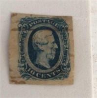 US Stamp 10c Circa 1863 Confederate States, NOT