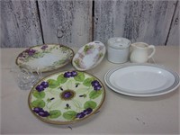 Variety of Vintage Plates/Pitchers/Sugar Bowl