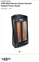 Radiant Tower Heater (Open Box, Untested)