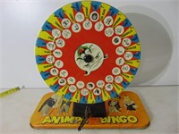 Old Tin Animal Bingo Game