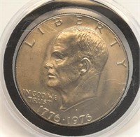 Bi-Centennial Ike Dollar in Holder
