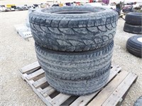 (3) 265/75R 16 tires & 8 bolt rim