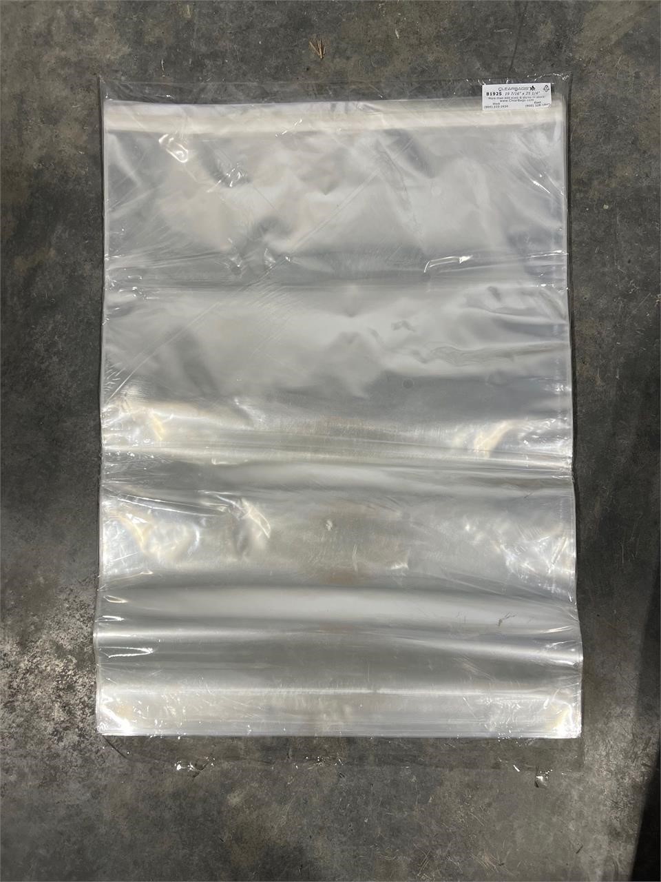 LOT, 1 BOX CLEAR BAGS - UNOPENED