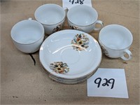 Porcelain Cups and Saucers