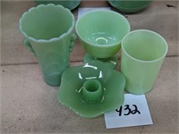 Lot of Jadeite Glassware