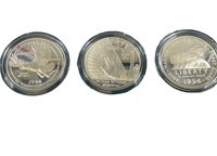1994 US Veterans Commemorative Silver Dollars