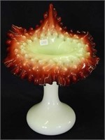 Art Glass 11" JIP vase