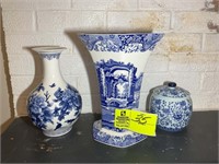 GROUP OF VASES ONE BY SPODE