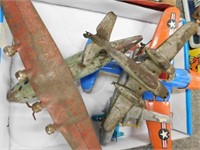 Old metal & plastic airplanes