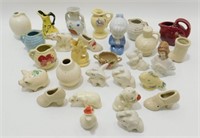 ** Vintage Ceramic Miniatures Animals & More